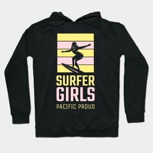 Surfer Girls Surf T-shirt Hoodie